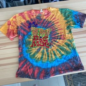 90s Vintage McDonald’s Big Mac Tie Dye T Shirt